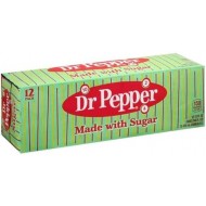 Dr Pepper Made With Real Sugar- 12 Fl Oz - Usa Import 24 Can